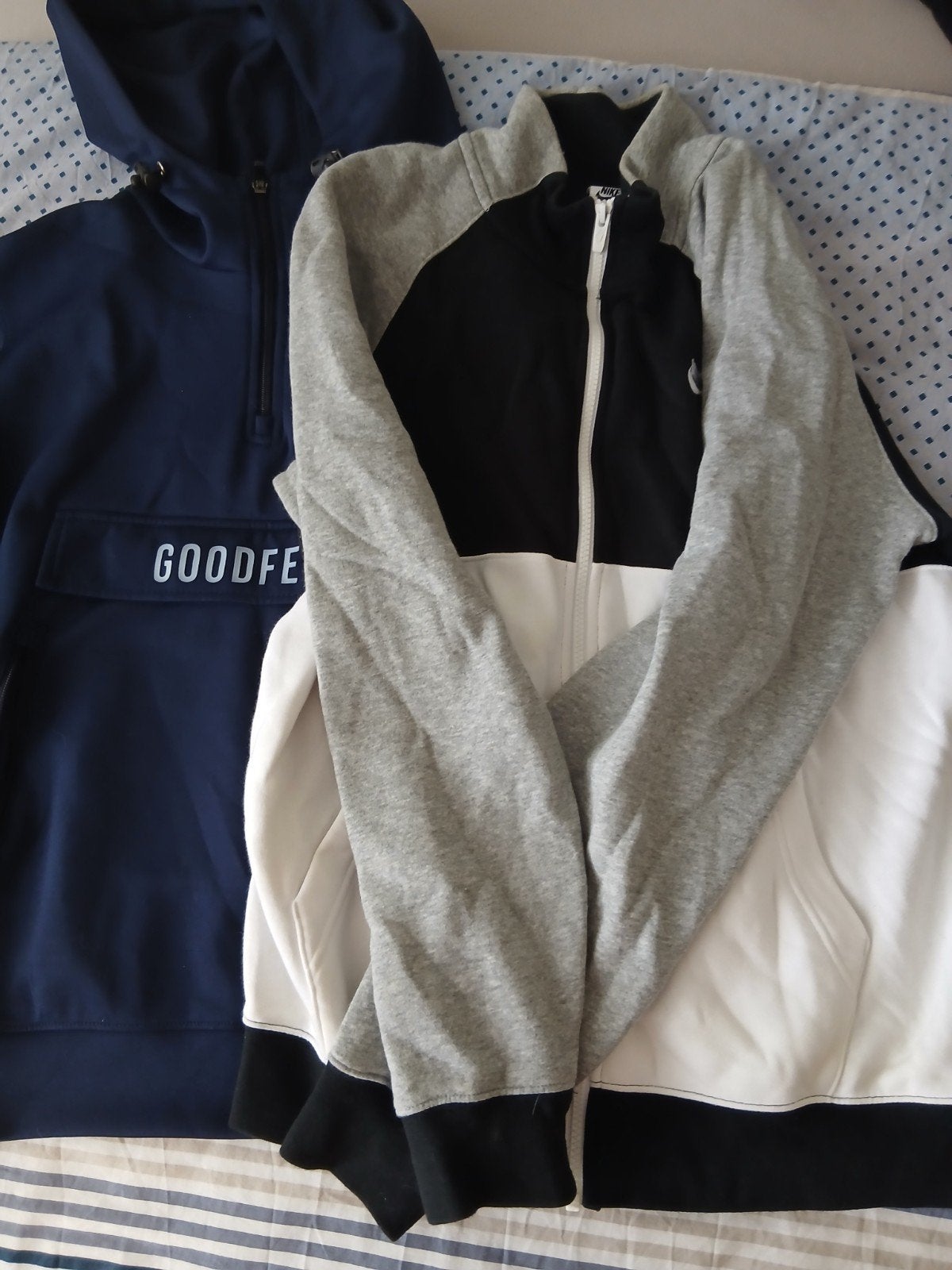 Nike & GoodFellas Unisex truien wit/blauw en blauw maat S, Kleding | Dames, Overige kleuren, Verzenden, Nike, Zo goed als nieuw