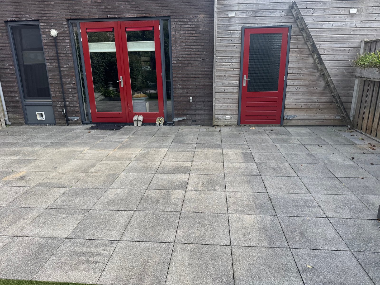 Betontegels 50x50 en stappelblokken, Tuin en Terras, Gebruikt, Ophalen of Verzenden, 10 m² of meer, Beton