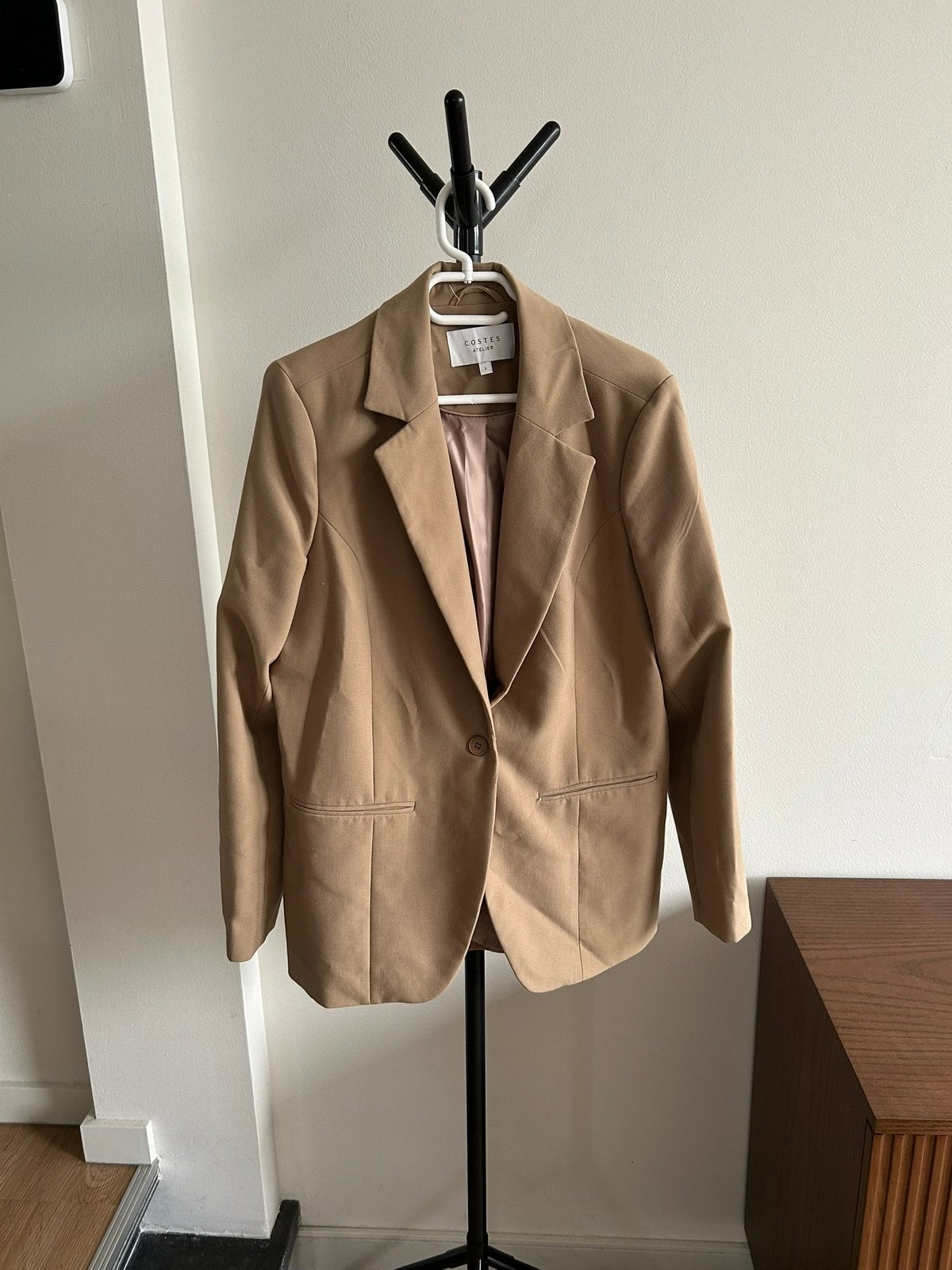 Bruin oversized colbert maat L Costes, Kleding | Dames, Bruin, Maat 42/44 (L), Ophalen of Verzenden, Zo goed als nieuw
