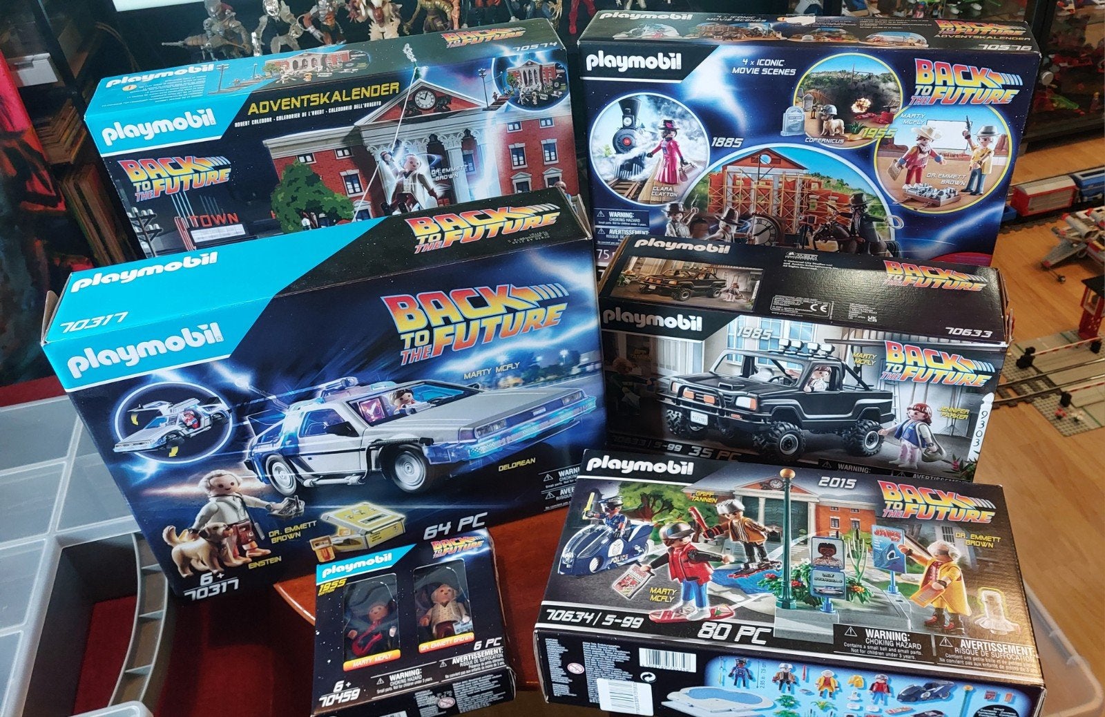 Playmobil Back to the Future Collectie (6 sets), Ophalen of Verzenden, Zo goed als nieuw, Complete set