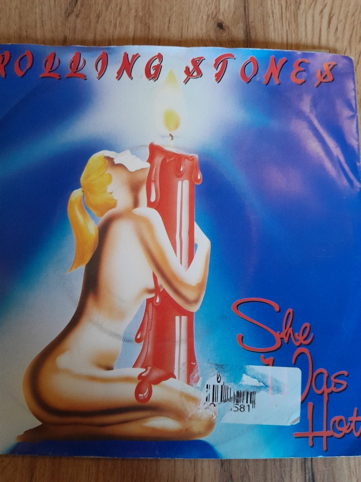 rolling stones 7inch she was hot, Ophalen of Verzenden, Zo goed als nieuw, Pop