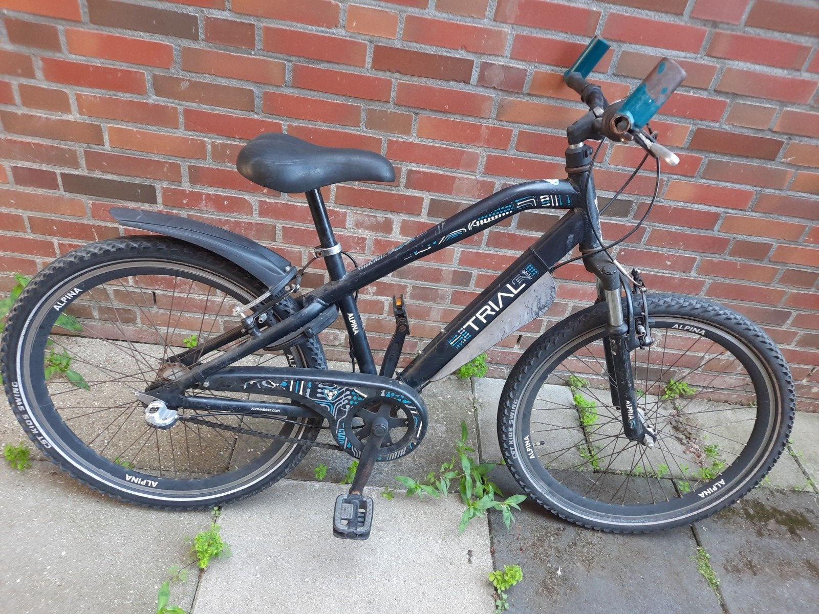Alpina trial 24 inch kinderfiets opknapper of voor onderdele, Ophalen, Terugtraprem, Versnellingen, Alpina Trial