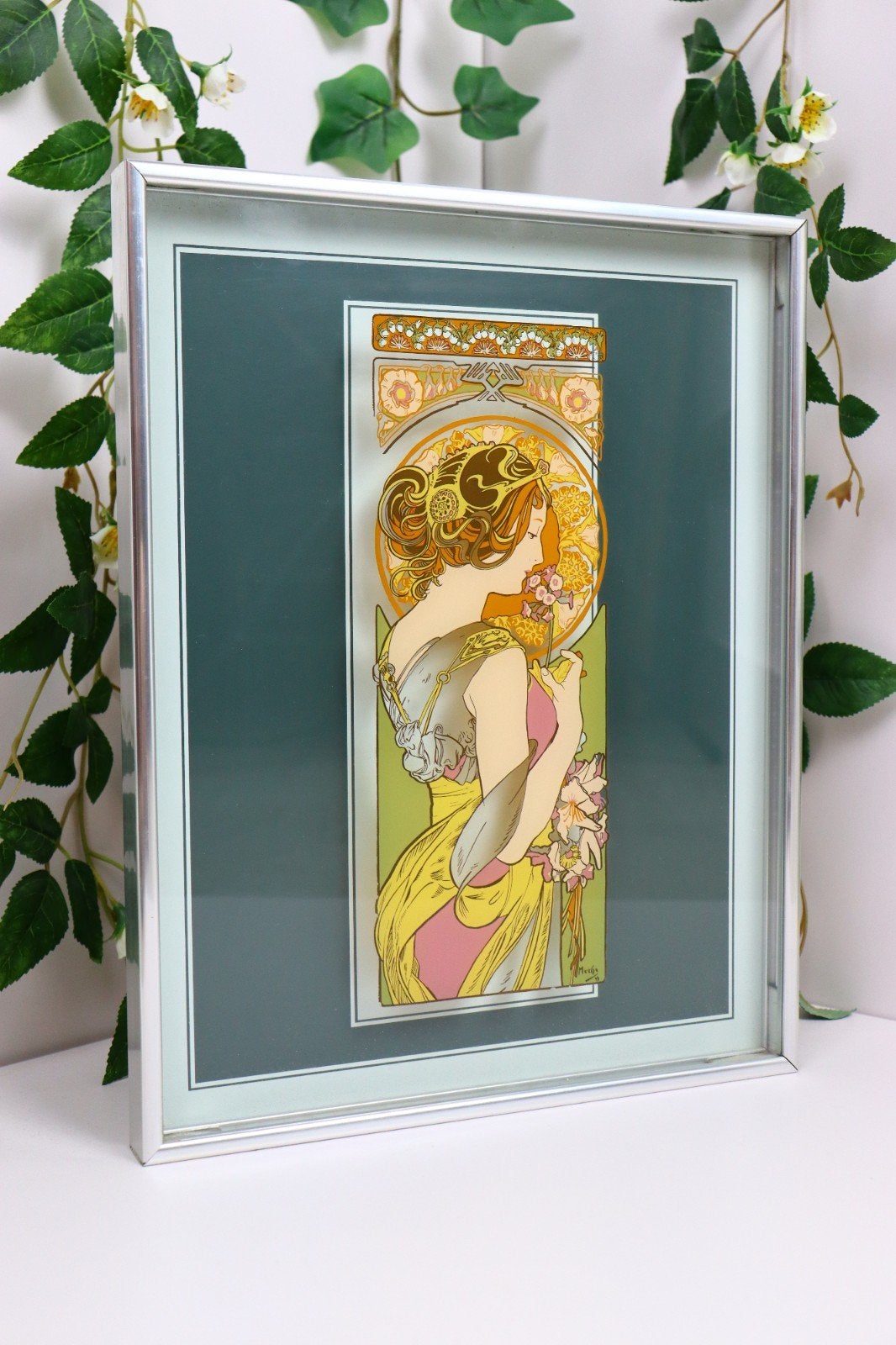 Alphonse Mucha fotolijst, Ophalen of Verzenden