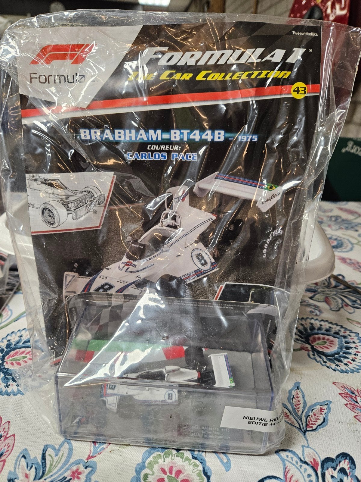 Brabham BT44B - 1975 Carlos Pace F1 Car Collection Nieuw, Ophalen of Verzenden, Nieuw, Auto