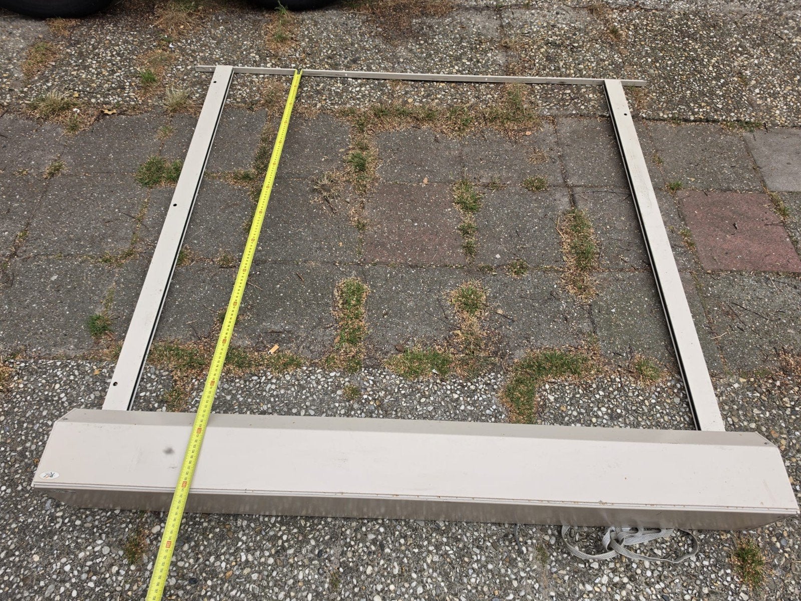 Rolluik, Doe-het-zelf en Verbouw, Rolluiken, Ophalen, Gebruikt, 100 tot 150 cm, 100 tot 150 cm