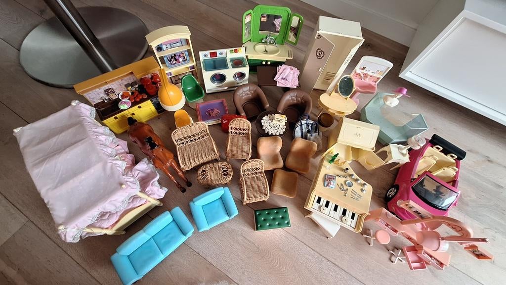 Vintage barbie meubels en accessoires, Kinderen en Baby's, Speelgoed | Overig, Gebruikt, Meisje, Ophalen