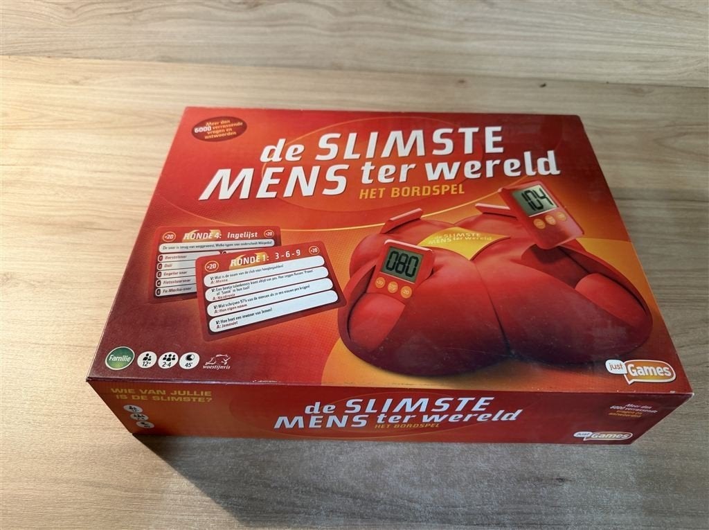 de slimste mens ter wereld - s6918, Hobby en Vrije tijd, Gezelschapsspellen | Bordspellen, Verzenden, Zo goed als nieuw