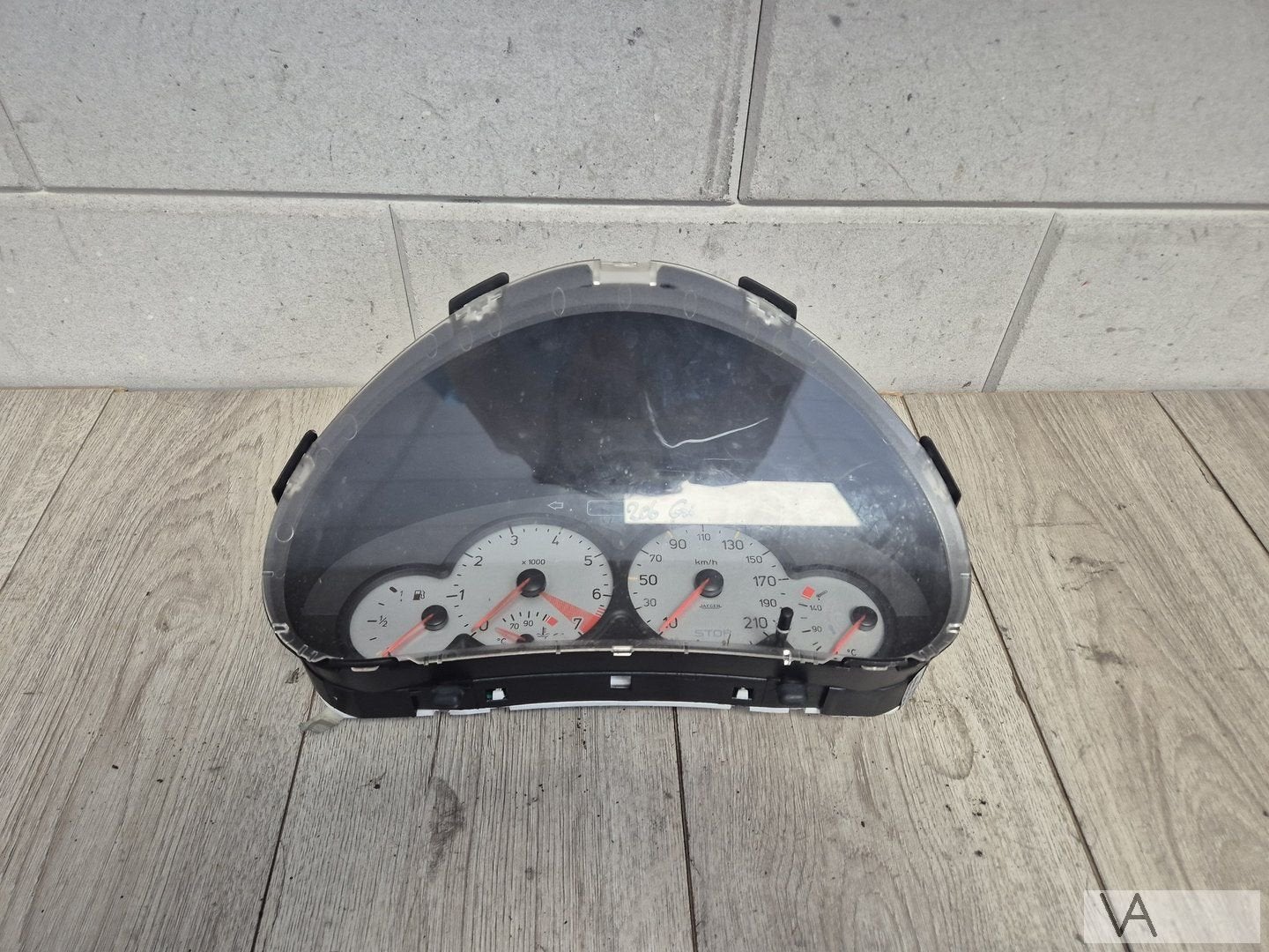 Tellerbak cockpit voor Peugeot 206 GTI 1999 -2002 9641574880, Gebruikt, -, -, Ophalen of Verzenden