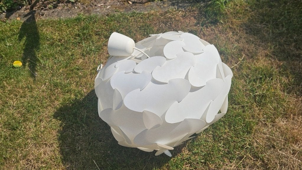 Witte hanglamp IKEA, Huis en Inrichting, Lampen | Hanglampen, Ophalen, Kunststof, Gebruikt, Modern, Scandinavisch