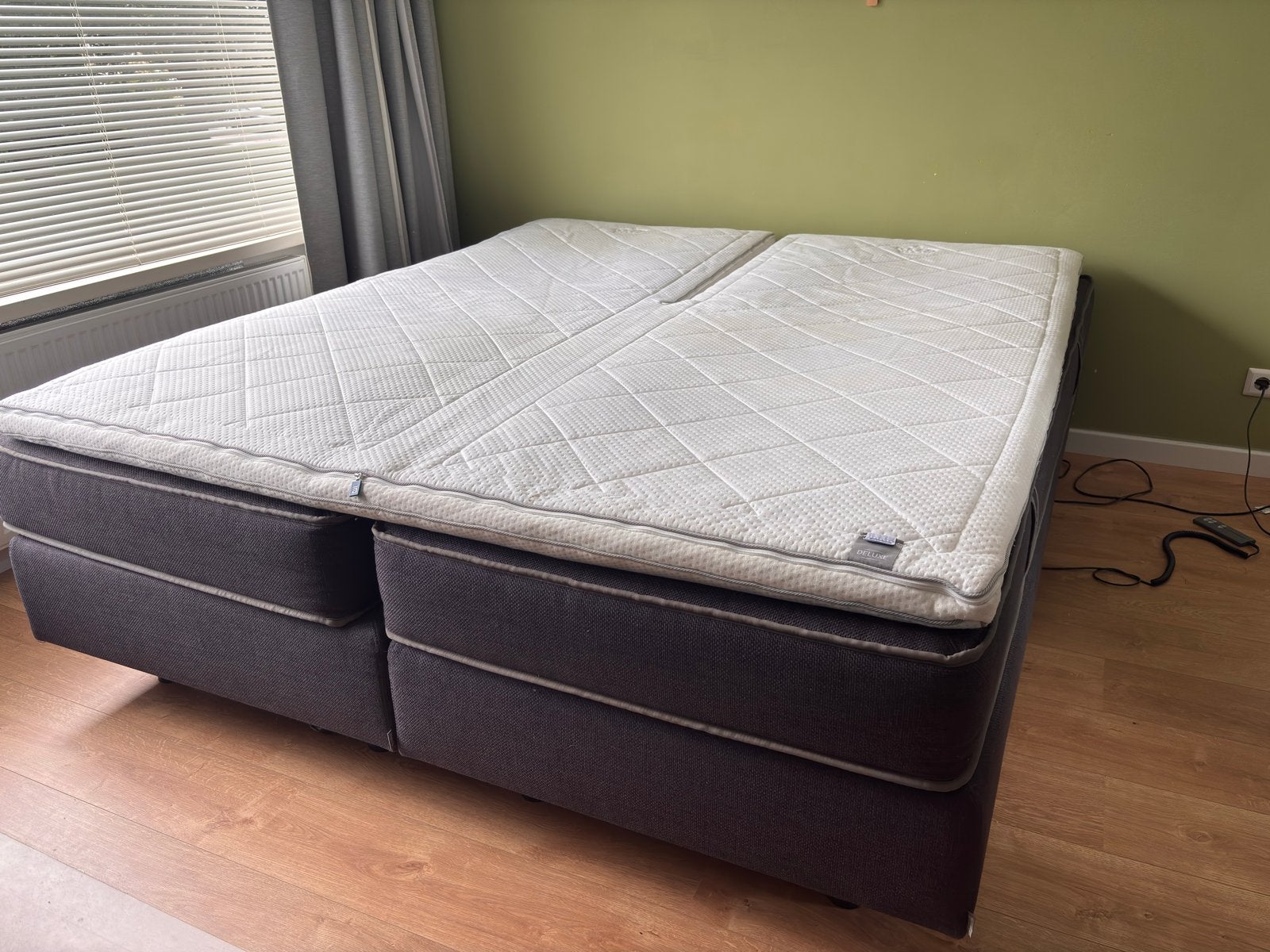 Auping boxspring bed 180x210cm, Ophalen, 210 cm, Tweepersoons, 180 cm