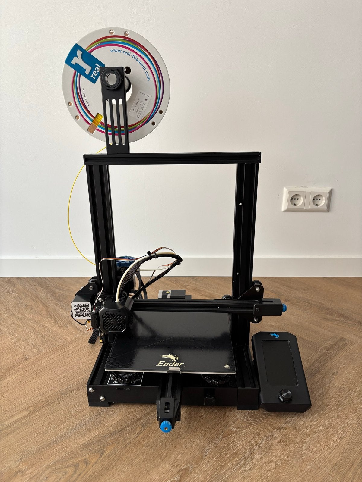 Creality Ender 3 V2 3D-printer met BLTouch en goede firmware, Computers en Software, 3D Printers, Ophalen, Gebruikt, Filament
