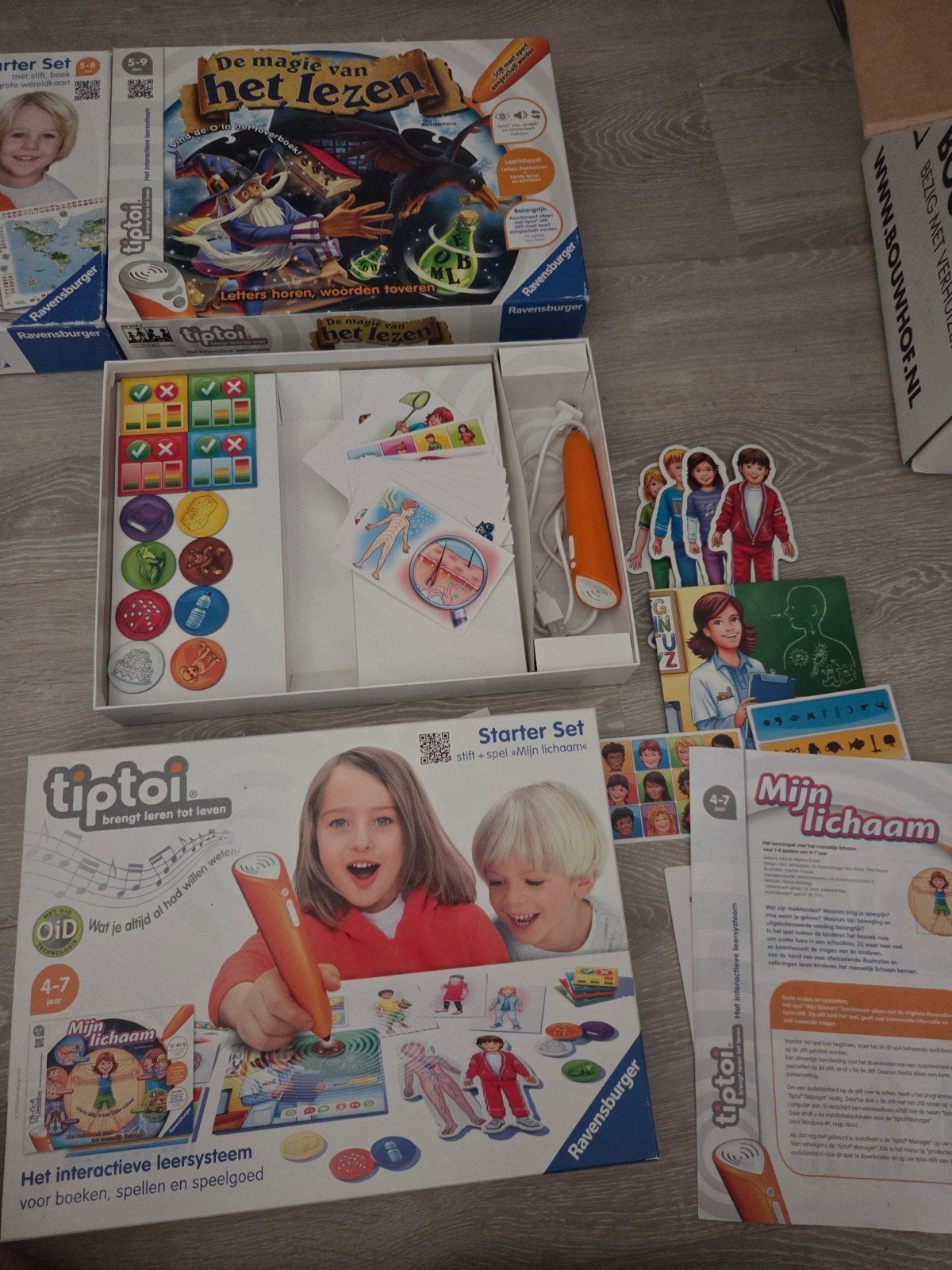 Tiptoi - 2x starter set + spel, Kinderen en Baby's, Ophalen of Verzenden, Gebruikt