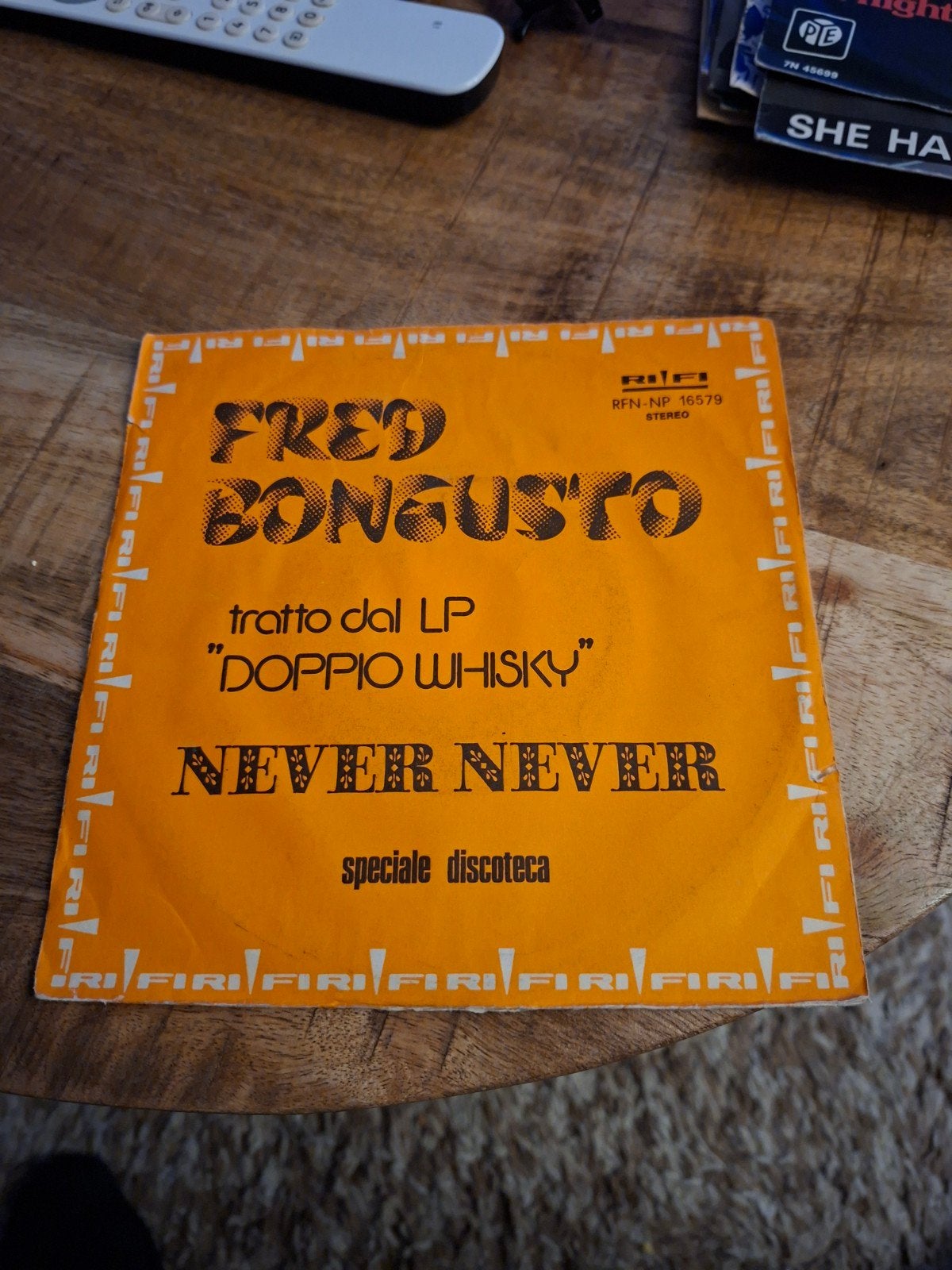 fred bongusto / never never, Ophalen of Verzenden, Zo goed als nieuw, Pop
