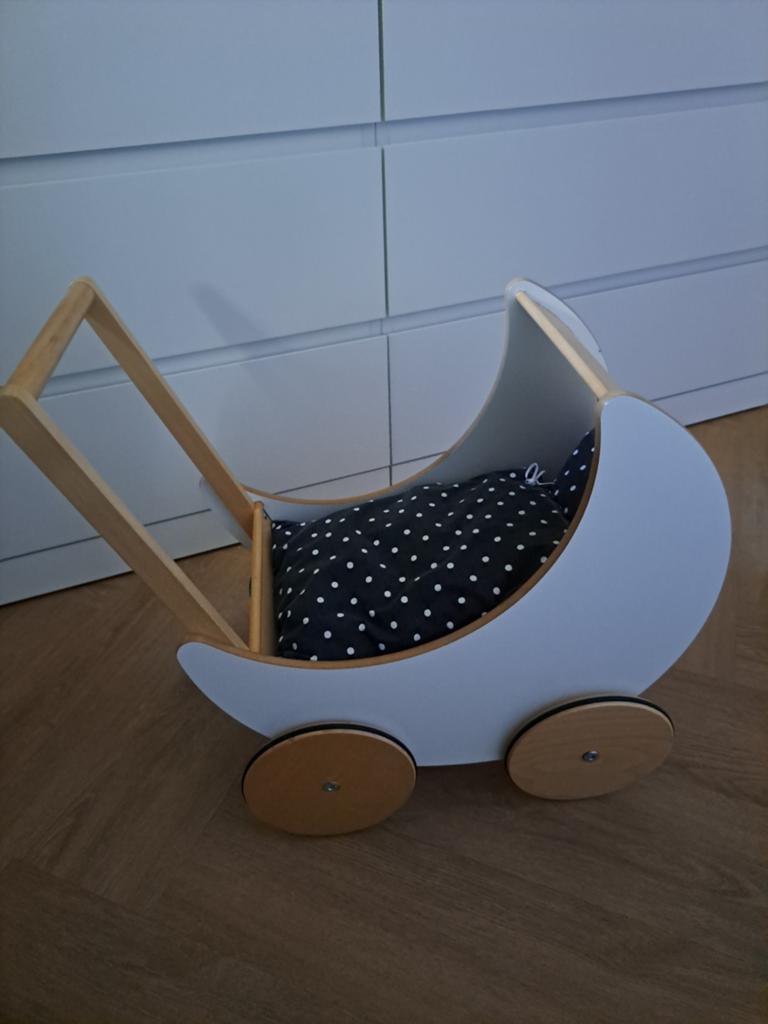 Ooh Noo houten loopwagen / poppenwagen, Kinderen en Baby's, Speelgoed | Houten speelgoed, Ophalen