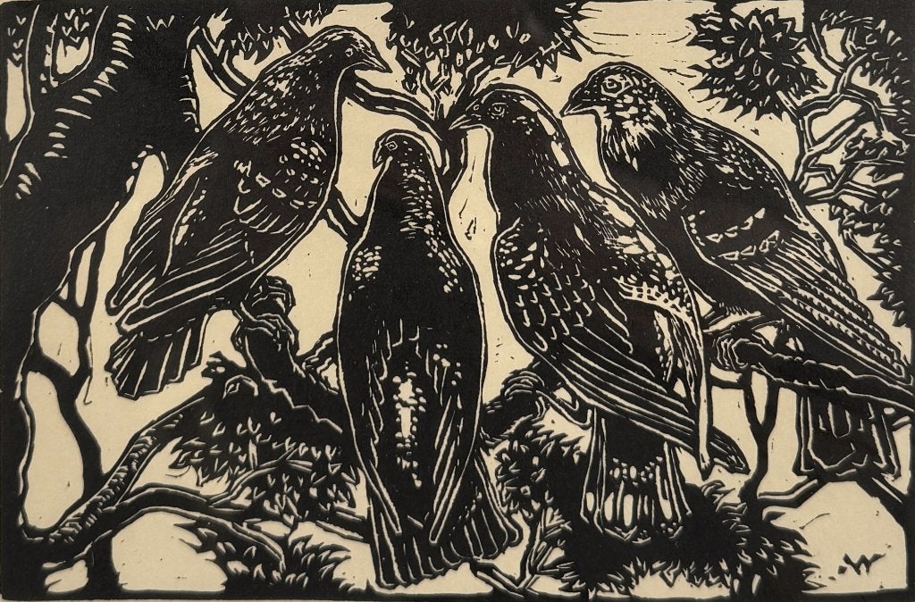 1346. Linosnede, Wim Bouwsema, 1963, Ophalen