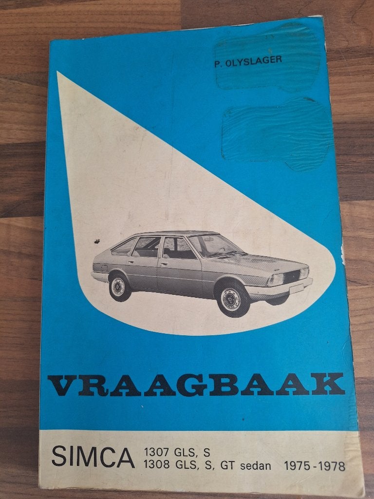 Simca vraagbaak, Ophalen of Verzenden