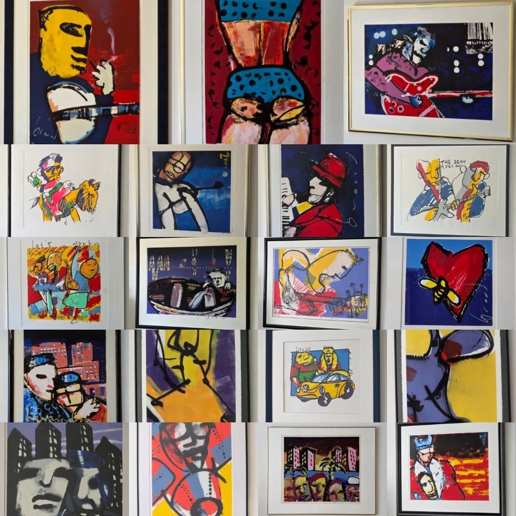 Herman Brood Zeefdrukken, Antiek en Kunst, Kunst | Litho's en Zeefdrukken, Ophalen of Verzenden