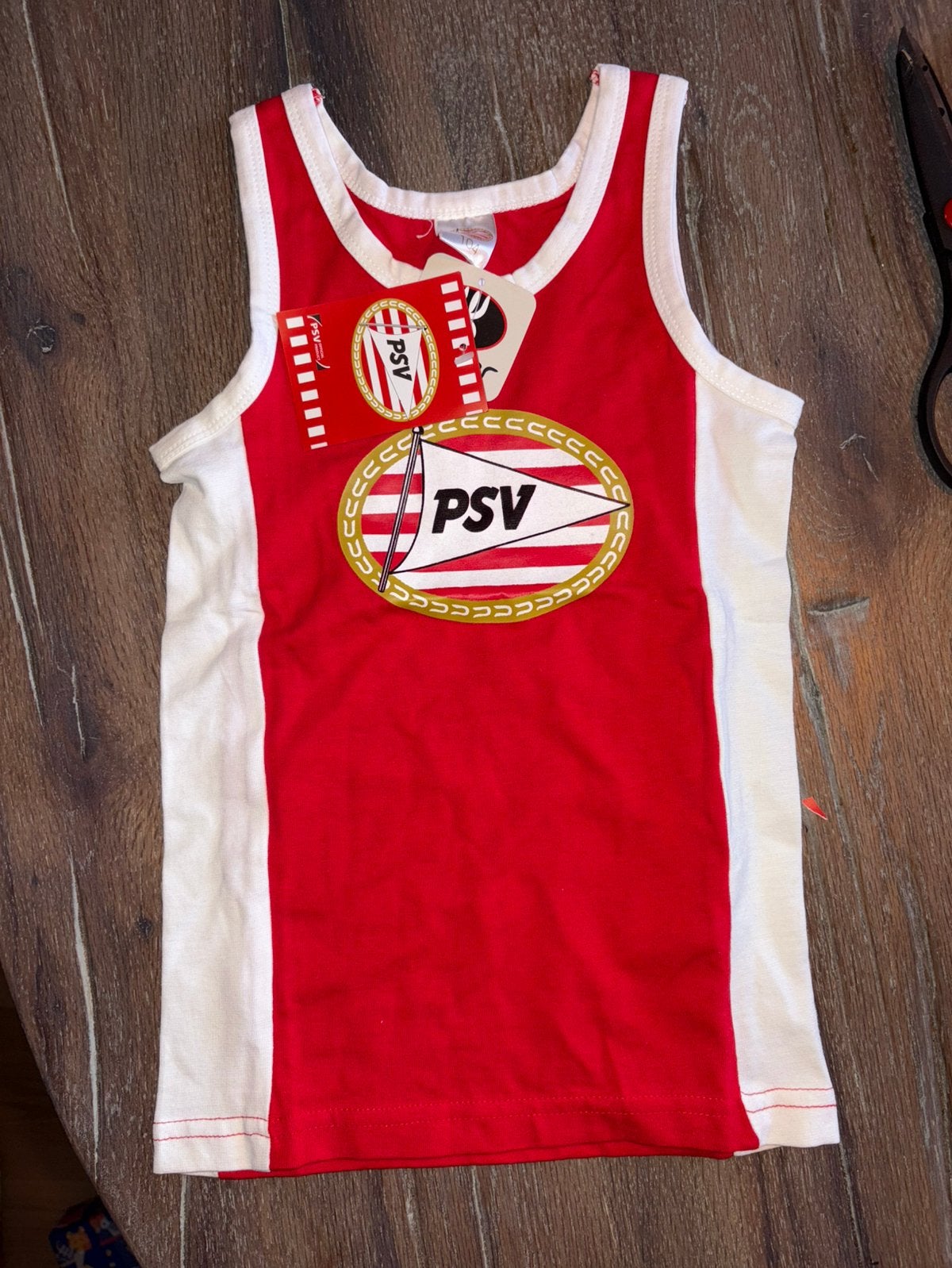 psv singlet/hemd maat 104 nieuw, Ophalen of Verzenden, Nieuw, Jongen, Nacht- of Onderkleding