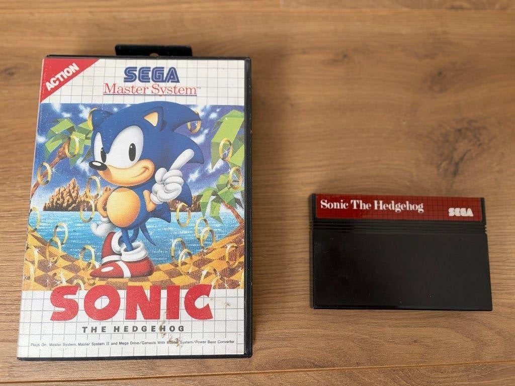 Sonic the Hedgehog ‼️ Sega Master System‼️, Avontuur en Actie, 1 speler, Ophalen of Verzenden, Zo goed als nieuw