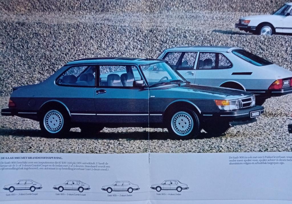 Brochure Saab 900i, Ophalen of Verzenden, Zo goed als nieuw, Overige merken