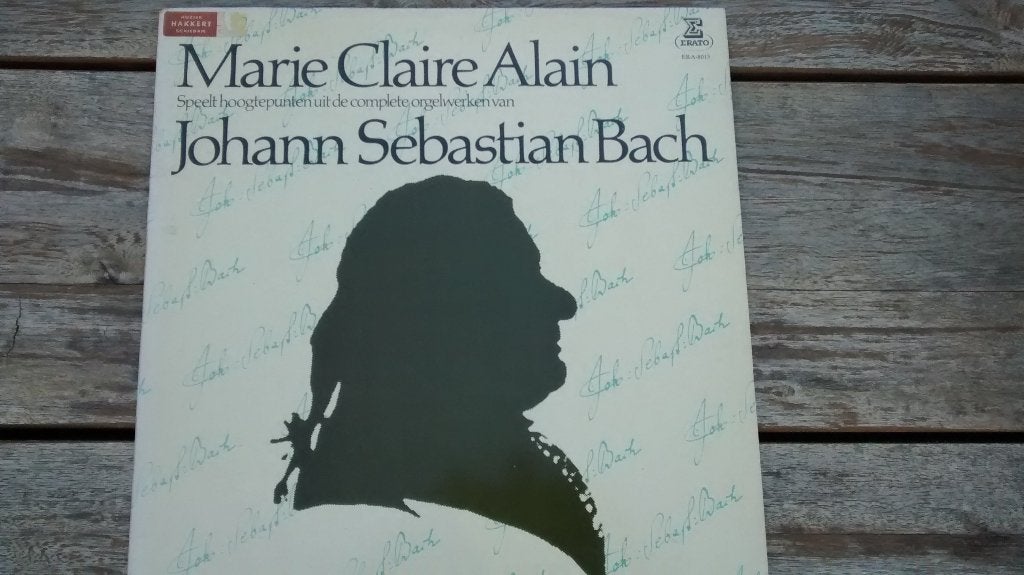 Orgel LP - Marie Claire Alain speelt Johan Sebastian Bach, Cd's en Dvd's, Vinyl | Klassiek, Overige typen, Ophalen of Verzenden