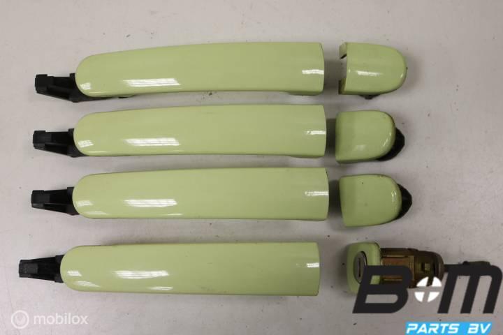 Set portiergrepen Volkswagen Polo 9N3 LL6J 3B0837207, Gebruikt