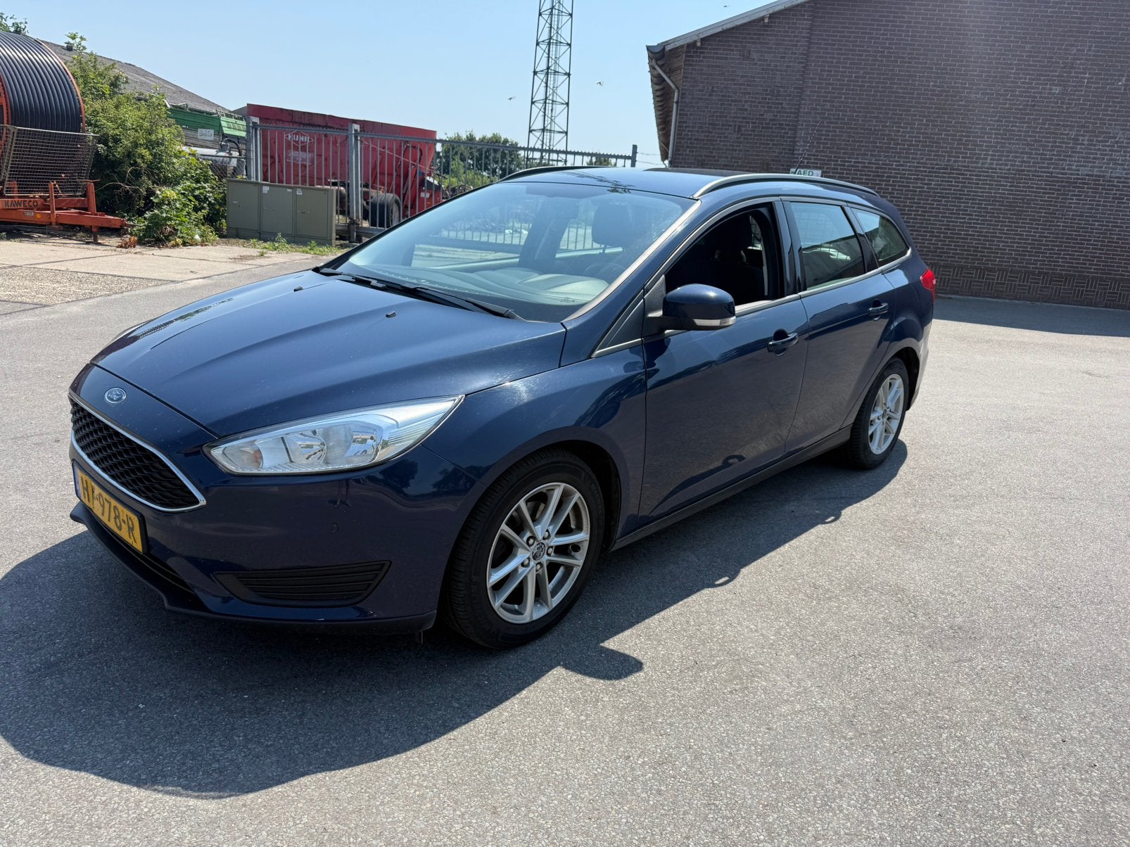 Ford Focus 1.5 Tdci 70KW Wagon 2015 Blauw, Auto's, Ford, Bedrijf, Focus, ABS, Airconditioning, Diesel, Euro 6, B, Stationwagon
