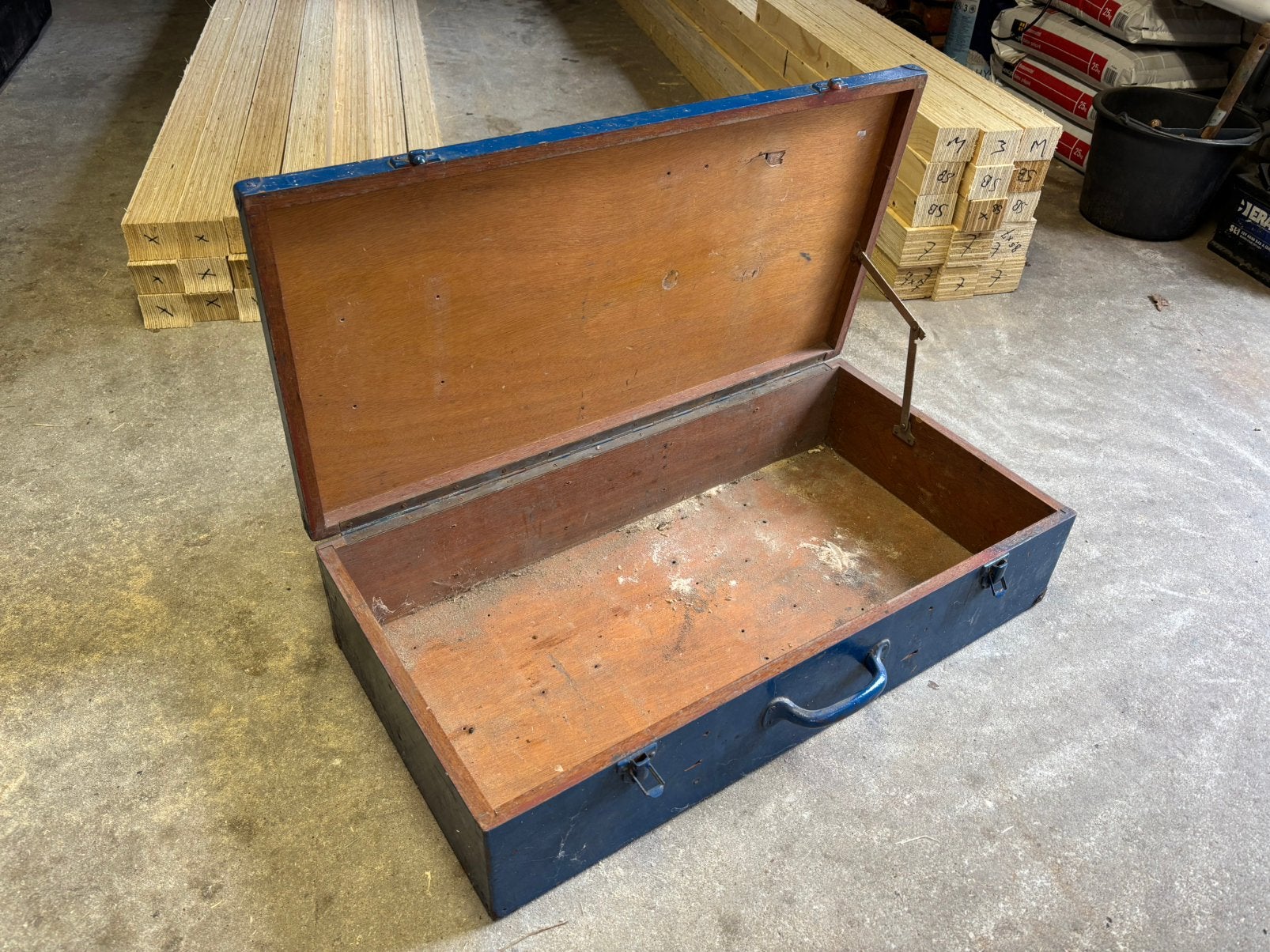 Vintage werk kist, Ophalen, Gebruikt