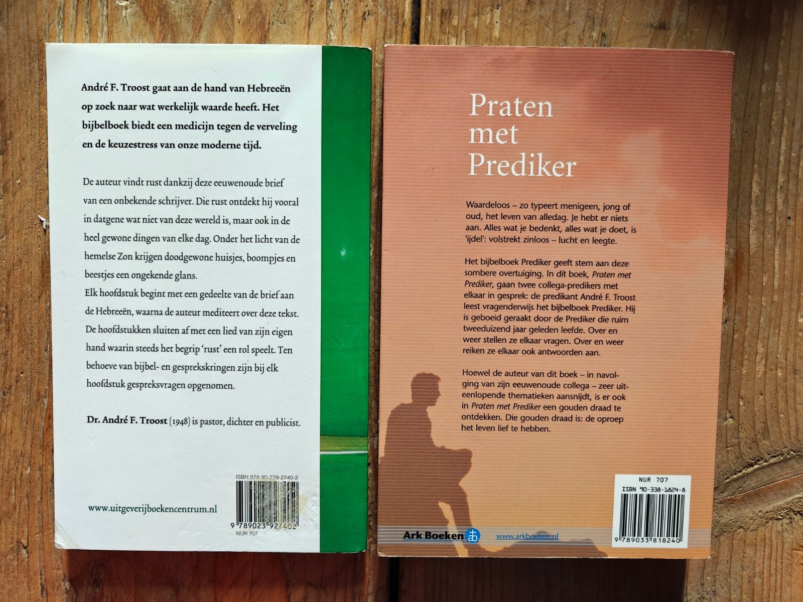 2 Bijbelstudies van Andre F. Troost., Boeken, Ophalen of Verzenden
