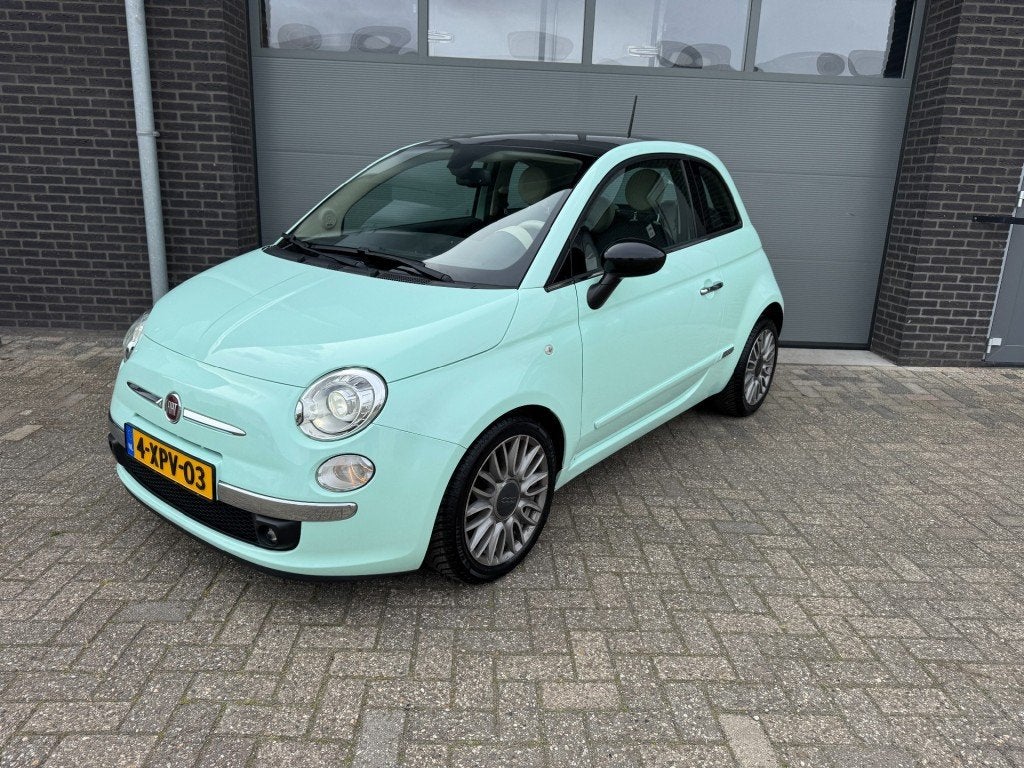 Fiat 500 0.9 TwinAir Turbo Cult panorama dak pdc xenon, Voorwielaandrijving, Gebruikt, 905 kg, Bedrijf