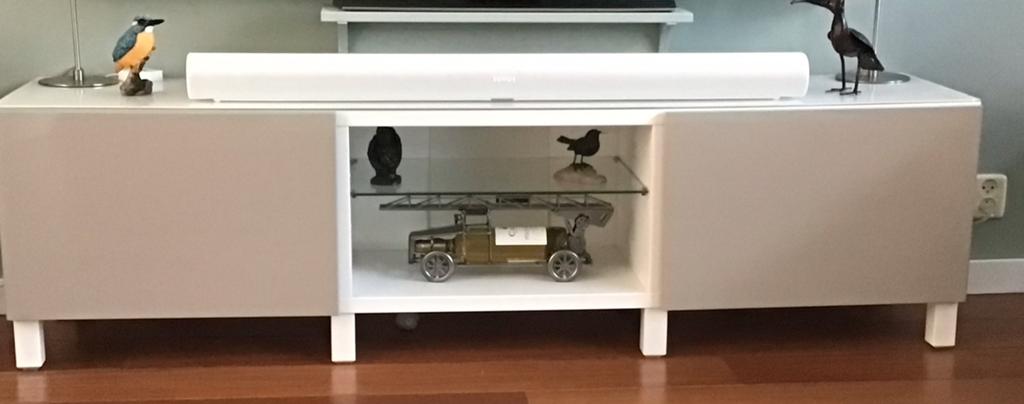 Ikea Besta TV meubel met bijpassende kastje., Ophalen, Gebruikt, 100 tot 150 cm, 150 tot 200 cm