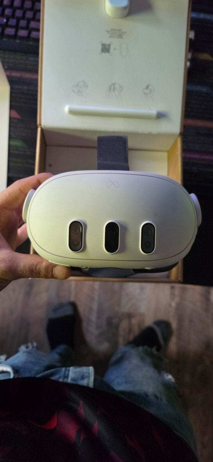Meta Quest 3 VR-bril - Zo goed als nieuw, Spelcomputers en Games, Virtual Reality, Ophalen of Verzenden, Zo goed als nieuw, VR-bril