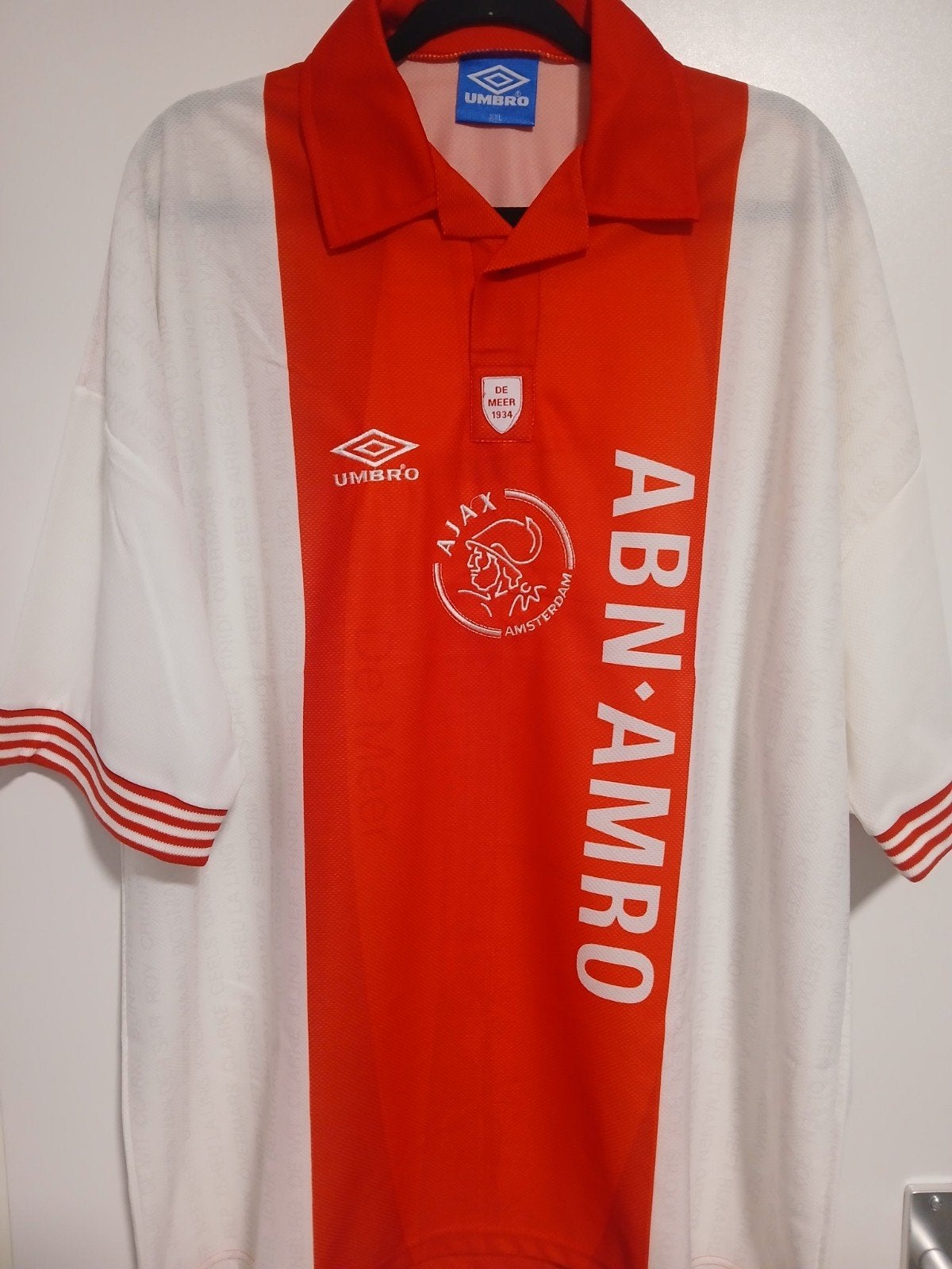Ajax Thuisshirt 1995/1996 "De Meer" Editie - XXL Nieuwstaat, Verzamelen, Ophalen of Verzenden, Zo goed als nieuw, Ajax, Shirt