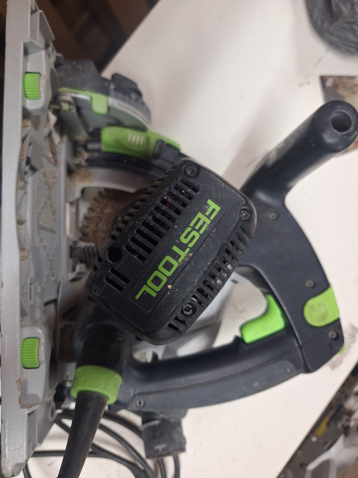 Festool Invalzaag TS 55 REBQ - Defect, Doe-het-zelf en Verbouw, Gebruikt, Invalzaag, Ophalen of Verzenden, 30 tot 70 mm