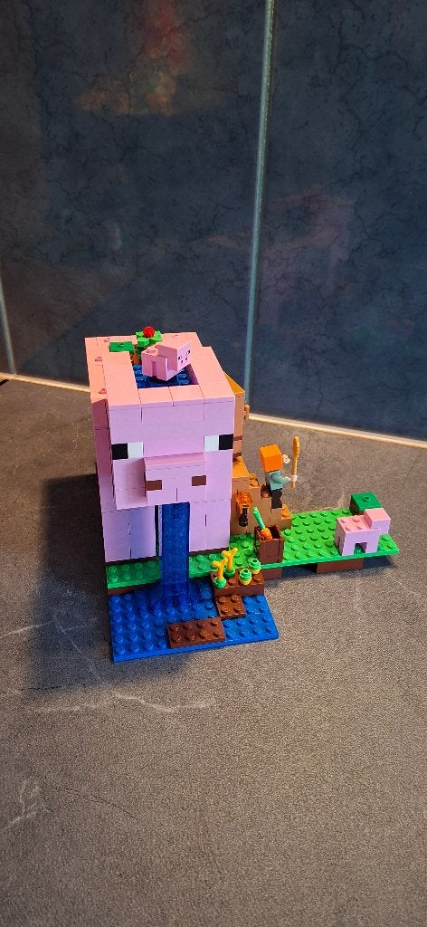 lego Minecraft 21170 Het varkenshuis., Ophalen, Minecraft, Lego, Zo goed als nieuw