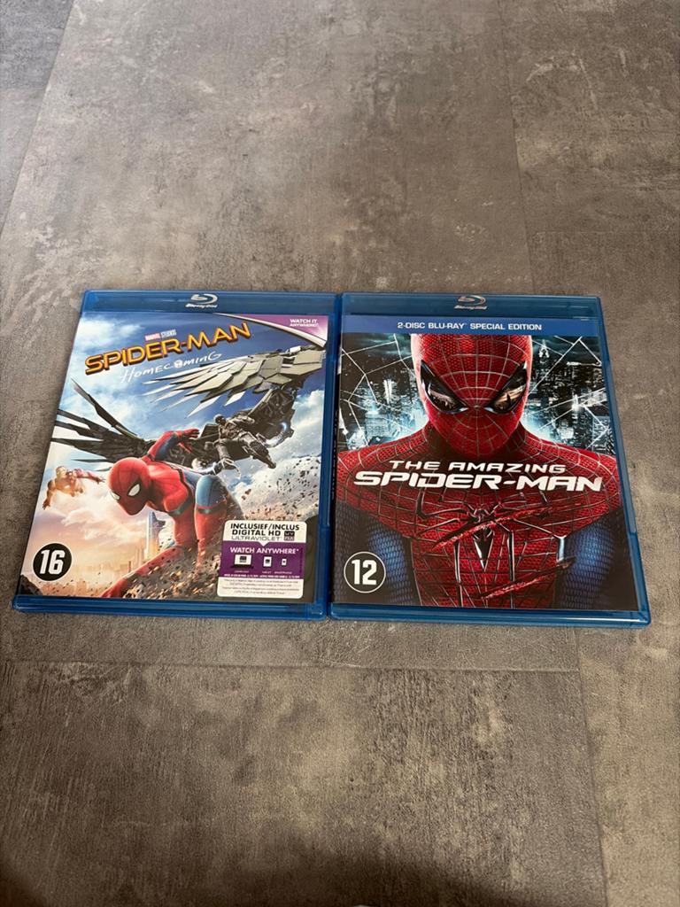 Spider-Man Homecoming & The Amazing Spider-Man Blu-ray, Cd's en Dvd's, Blu-ray, Ophalen of Verzenden, Zo goed als nieuw, Actie