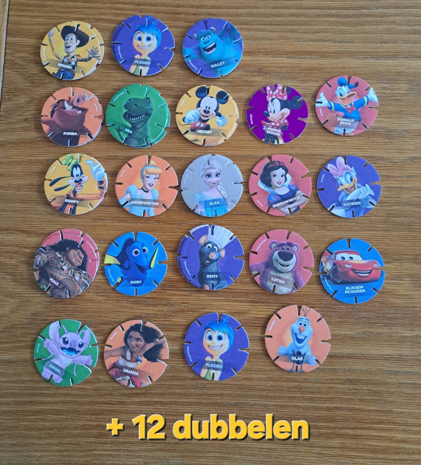 AH 22 verschillende DISKEYS Disney + 12 dubbel 1 koop €7,50, Verzamelen, Albert Heijn, Ophalen of Verzenden