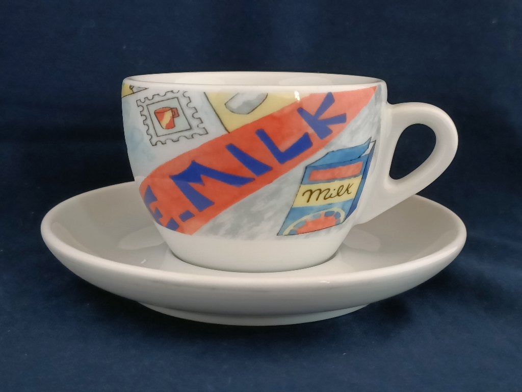 La porcellane d'Ancap - cappuccinokop E-milk, Huis en Inrichting, Keuken | Servies, Overige merken, Ophalen of Verzenden, Zo goed als nieuw