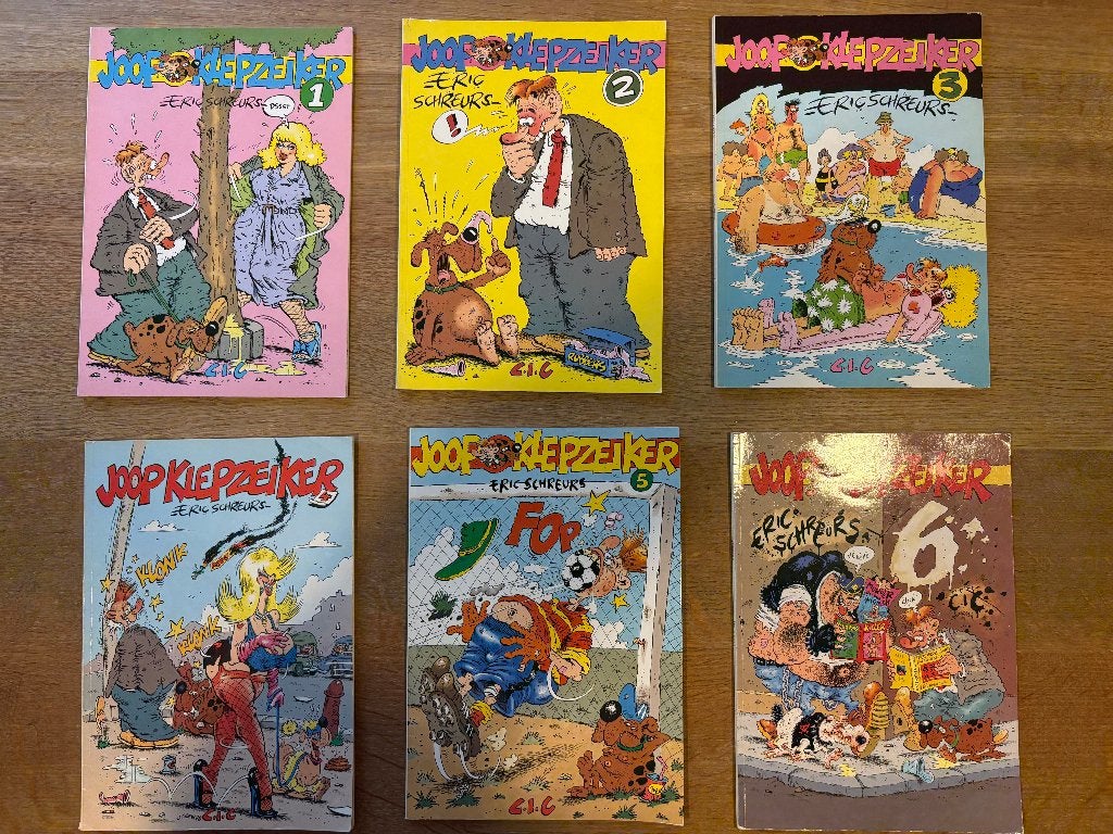 Collectie Joop Klepzeiker (13 stuks), Meerdere stripboeken, Ophalen of Verzenden, Gelezen, Eric Schreurs