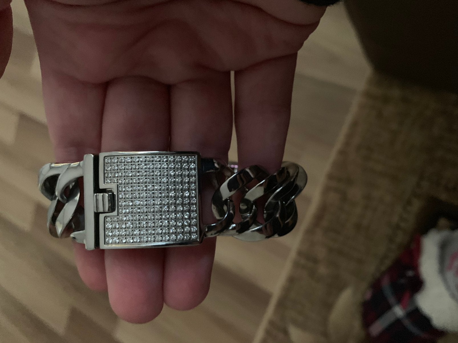 Stalen armband zgan, Dieren en Toebehoren, Ophalen of Verzenden, Zo goed als nieuw, Hondenjas