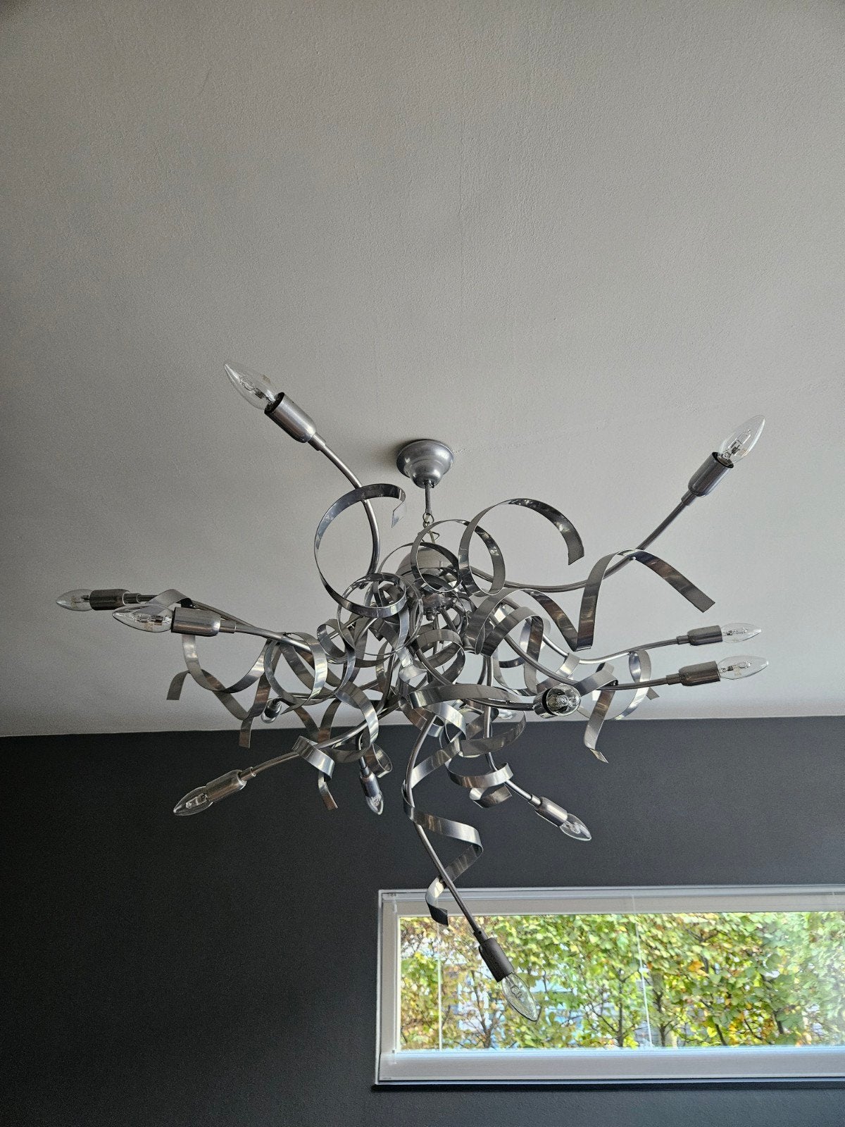Lamp zilver, Ophalen
