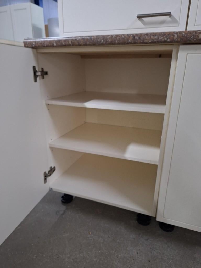 Complete keuken Compleet met APP 120Keukens op voorraad 2898, Huis en Inrichting, Ophalen of Verzenden, Zo goed als nieuw, Hoekkeuken