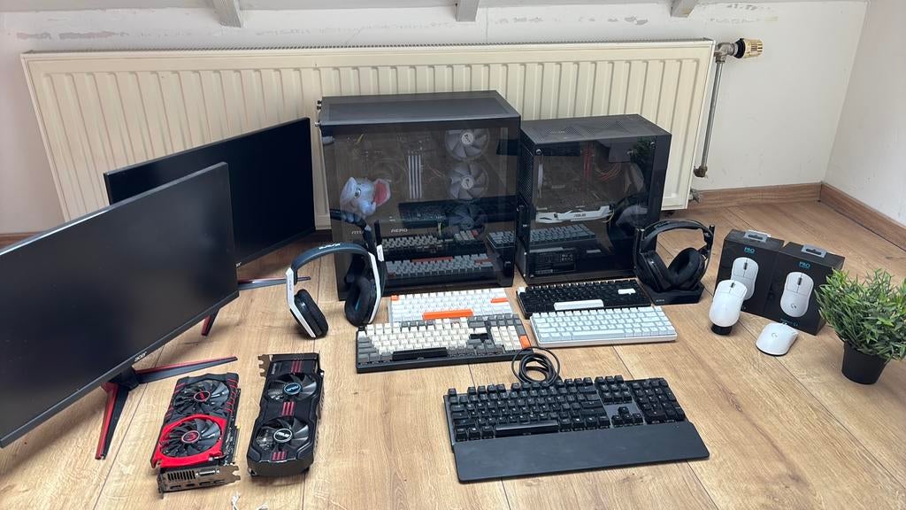 2 persoons game setup, Computers en Software, Desktop Pc's, Zo goed als nieuw, Ophalen