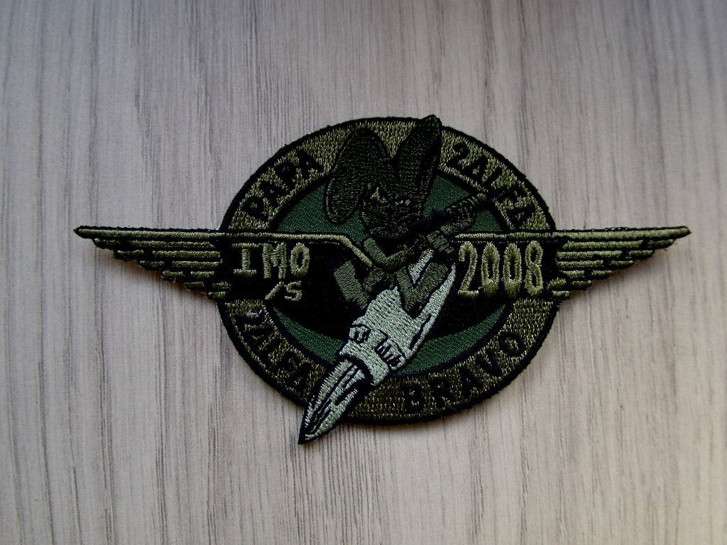 Patch RNLAF Initiële Militaire Opleiding IMO 2008, Verzamelen, Verzenden, Luchtmacht, Nederland, Embleem of Badge