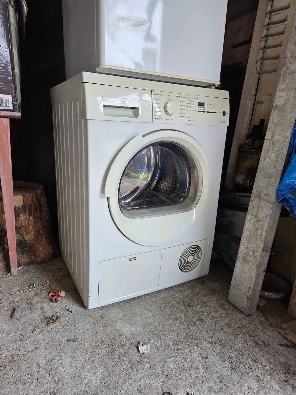 Nette Siemens condensdroger, type E46-37, Witgoed en Apparatuur, Wasdrogers, Ophalen, 6 tot 8 kg, Gebruikt, Overige typen