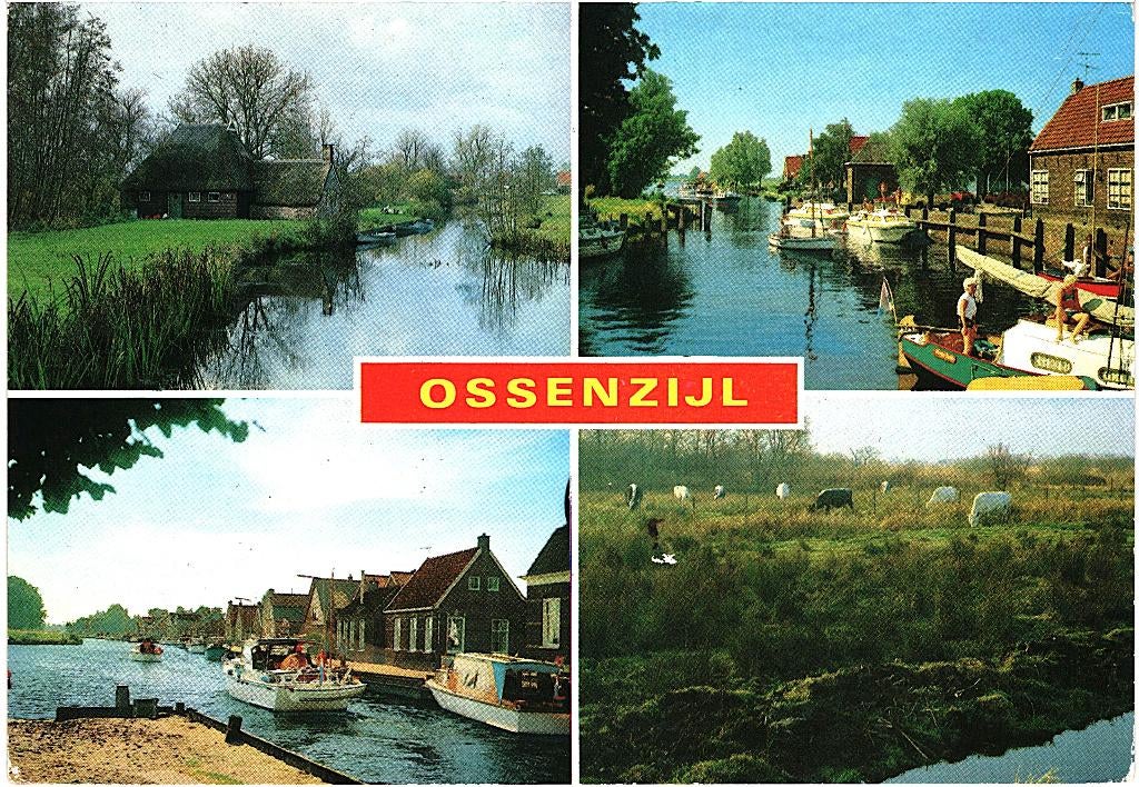 700599 Ossenzijl Ov 1980 Gelopen met postzegel