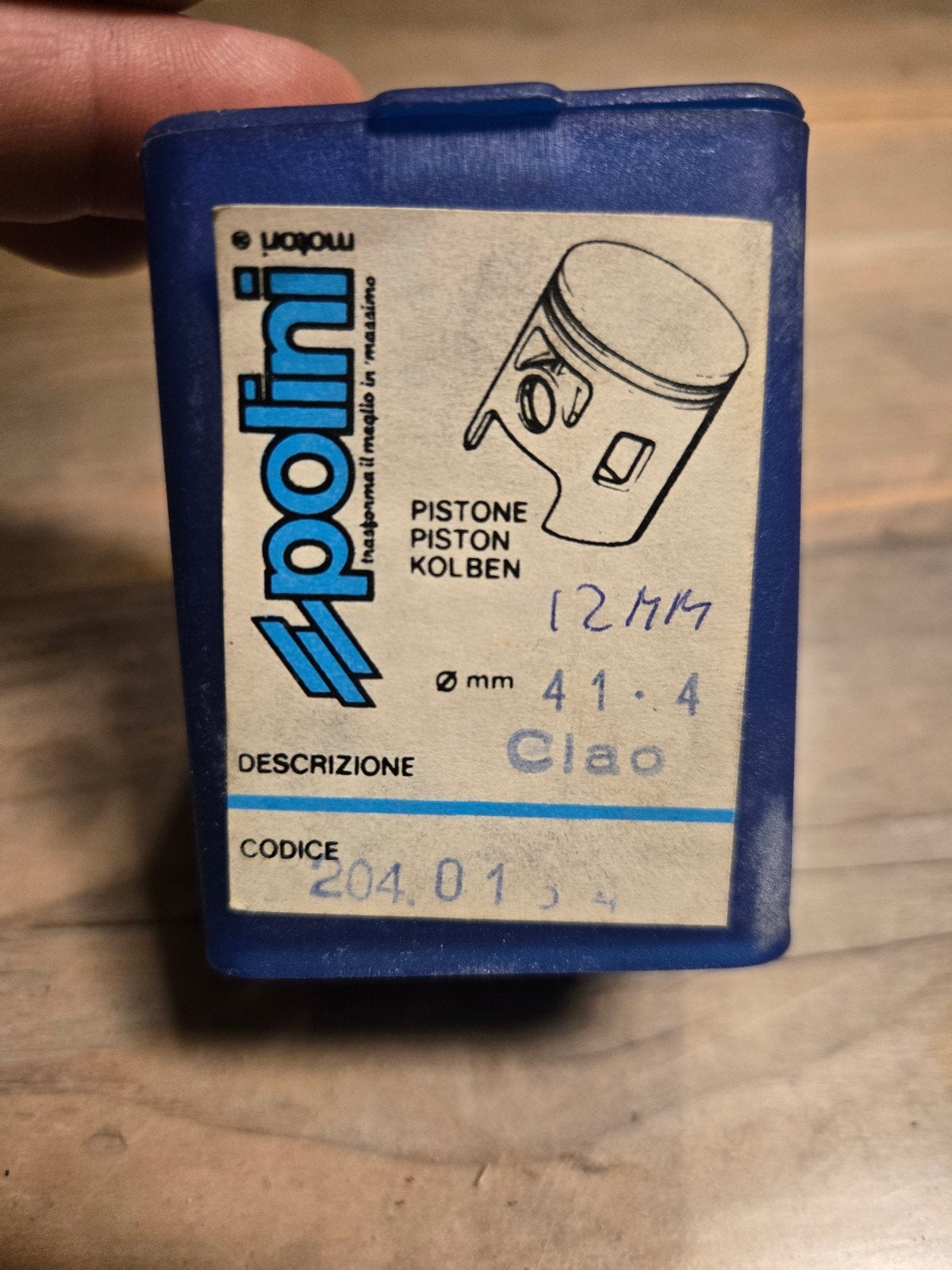 Polini 41.4mm Overmaat Zuiger voor Piaggio Ciao/Citta, Ophalen of Verzenden