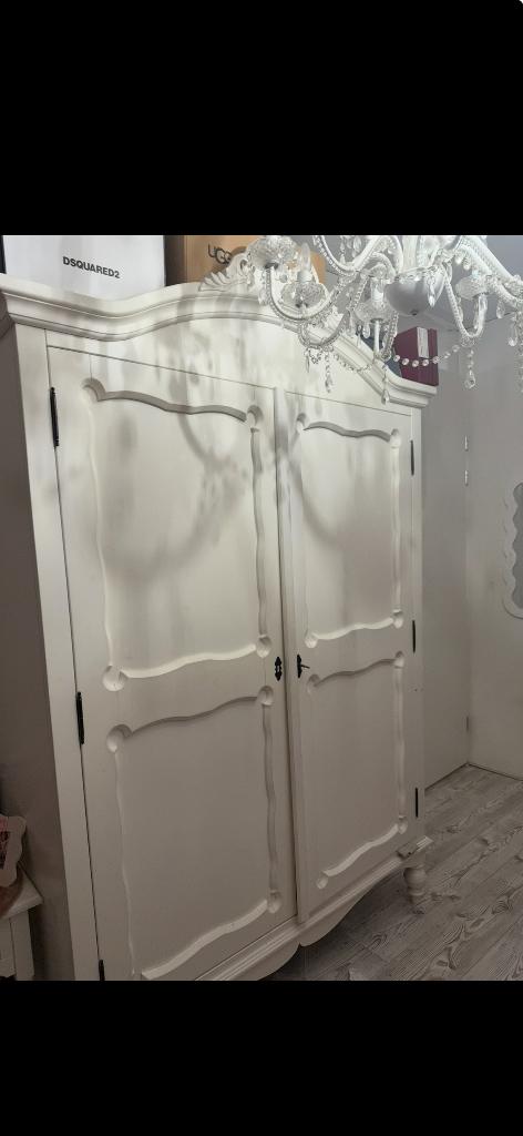 Te koop prachtig meisjes kledingkast brocant zgan, Ophalen, Kast, 50 tot 70 cm, 105 cm of meer