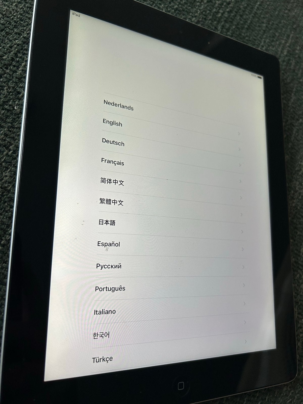 Apple iPad (4e generatie) A1458, werkt., Computers en Software, Apple iPads, 10 inch, Gebruikt, Apple iPad, Zwart