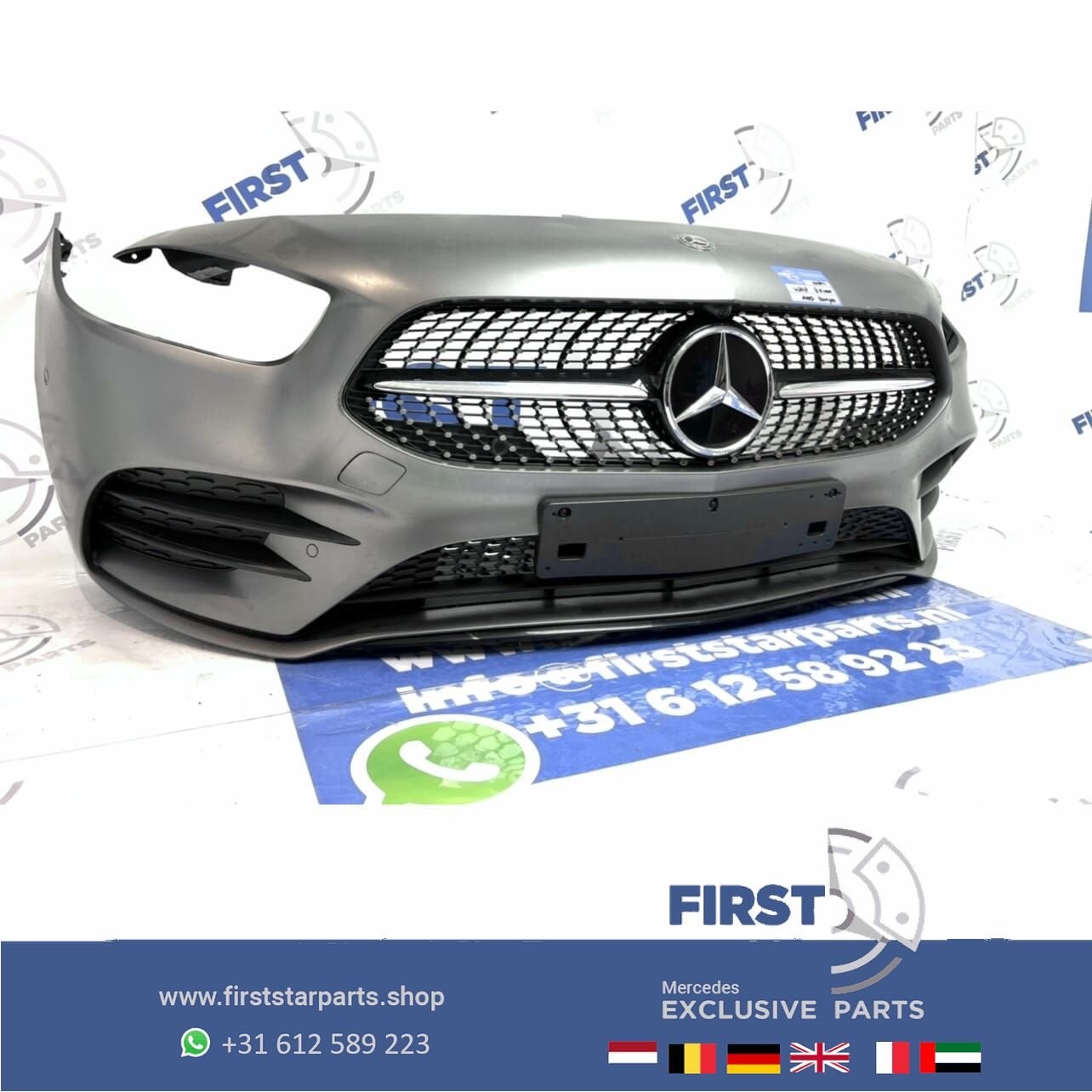 W247 B KLASSE AMG VOORBUMPER COMPLEET MAGNO GRIJS  2018-2022